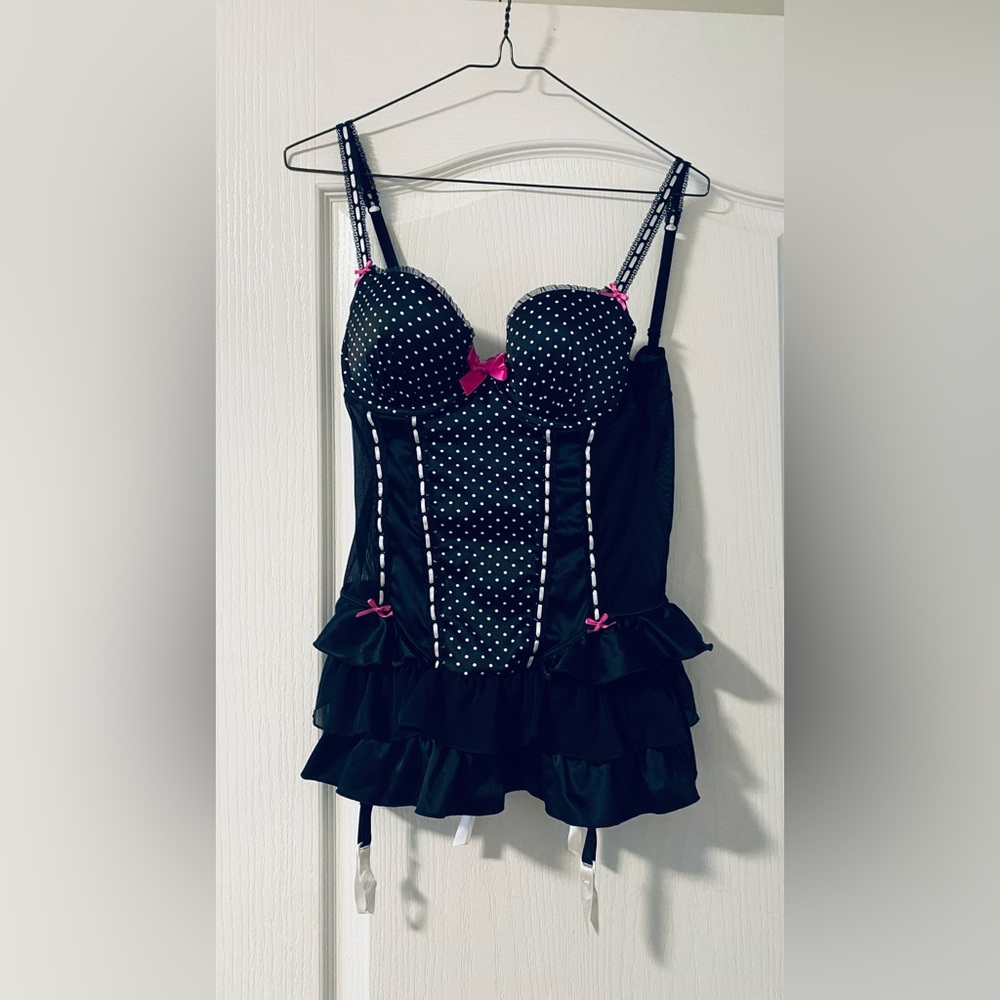 LaSenza sexy top with garder clips